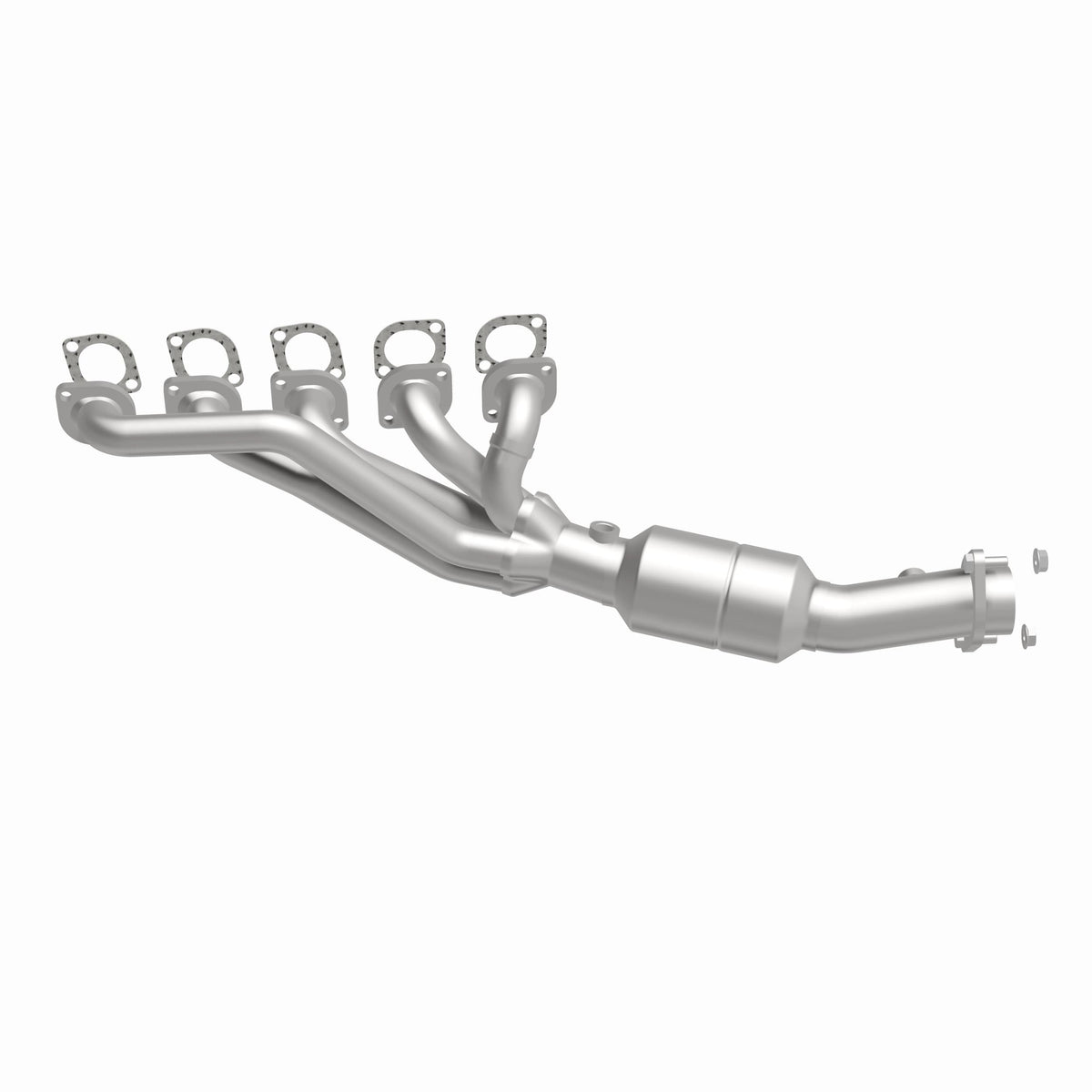 Catalytic Converter with Integrated Exhaust Manifold for HM Grade Federal / EPA Compliant Direct-Fit Manifold Catalytic