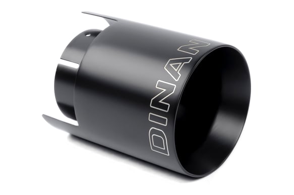 Dinan Double-Walled 4.5" Clamp-On Exhaust Tip (Black Ceramic) D663-0646-BOX