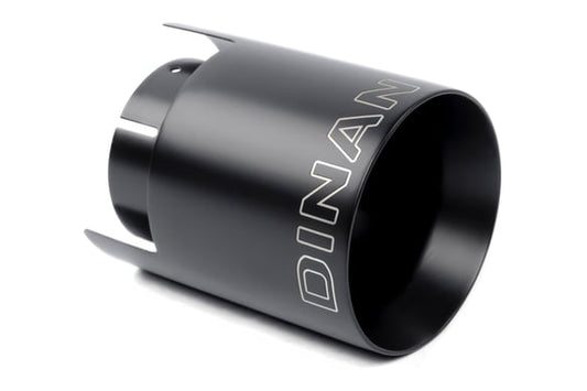 Dinan Double-Walled 4.5" Clamp-On Exhaust Tip (Black Ceramic) D663-0646-BOX