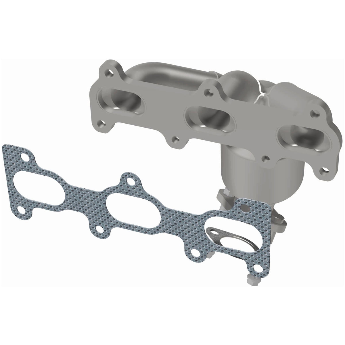 Catalytic Converter with Integrated Exhaust Manifold for HM Grade Federal / EPA Compliant Direct-Fit Manifold Catalytic