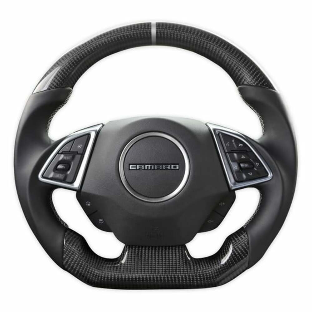 Fits 2016-22 Chevrolet Camaro Muscle Cars Steering Wheel Carbon Fiber CA950-15