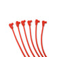 Spark Plug Wire Set Universal 8mm Silicone Spiro Pro 350 ohm/ft Red 72200