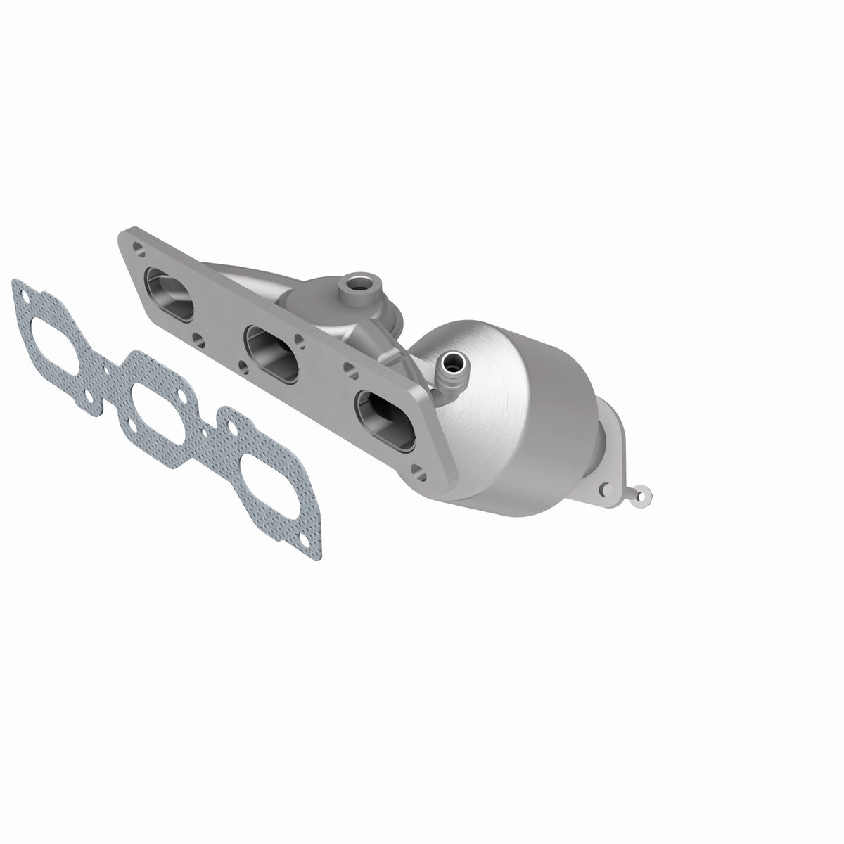 Catalytic Converter with Integrated Exhaust Manifold for HM Grade Federal / EPA Compliant Direct-Fit Manifold Catalytic