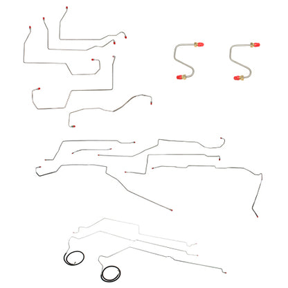 For Pontiac Bonneville 1996-1999 Complete Brake & Fuel Line Kit Stainless CBF0010SS-CPP