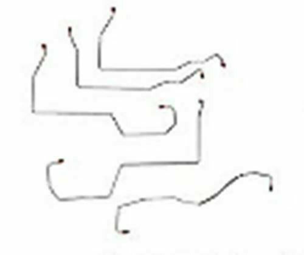 For Oldsmobile 88 1996-1999 Complete Brake & Fuel Line Kit -CBF0010SS-CPP