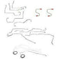 For Pontiac Bonneville 1996-1999 Complete Brake & Fuel Line Kit Stainless CBF0010SS-CPP