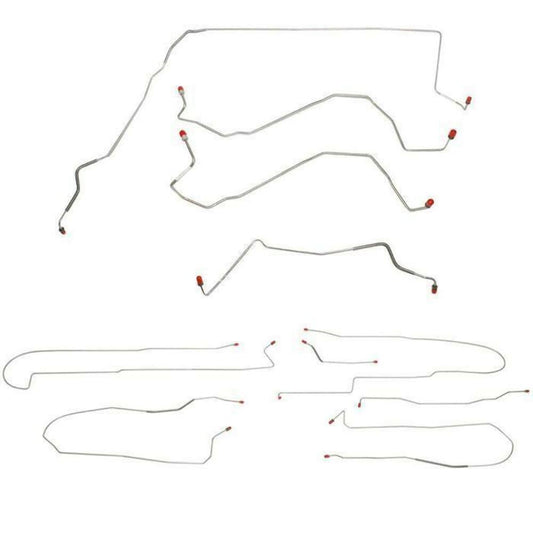 For Pontiac Bonneville 2000-2003 Complete Brake Line Kit -CBK0001SS-CPP - Complete Brake Line Kit Car Part People