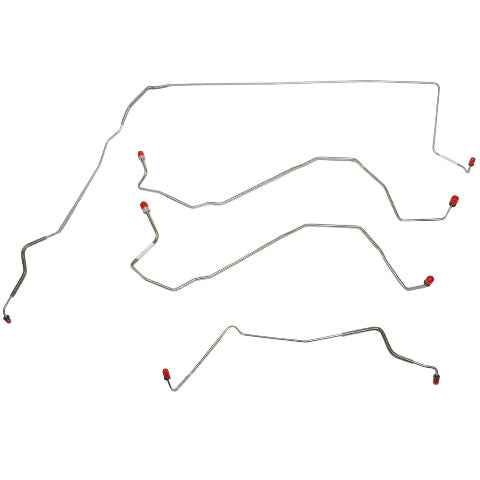 Pontiac Bonneville 2000-03 Complete Brake Lines AWABS 4W Disc Stainless CBK0001SS-CP