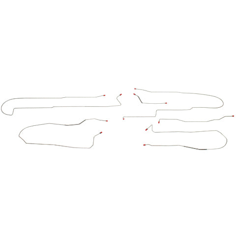 Pontiac Bonneville 2000-03 Complete Brake Lines AWABS 4W Disc Stainless CBK0001SS-CP