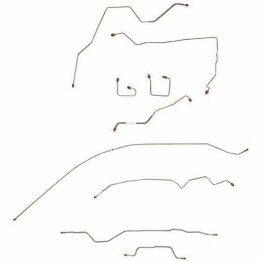 1995 - 2001 Jeep Cherokee Brake Line Kit - CBK0002OM - Complete Brake Line Kit Car Part People