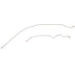 1995-2001 Jeep Cherokee Complete Brake Line Kit No ABS Stainless CBK0002SS