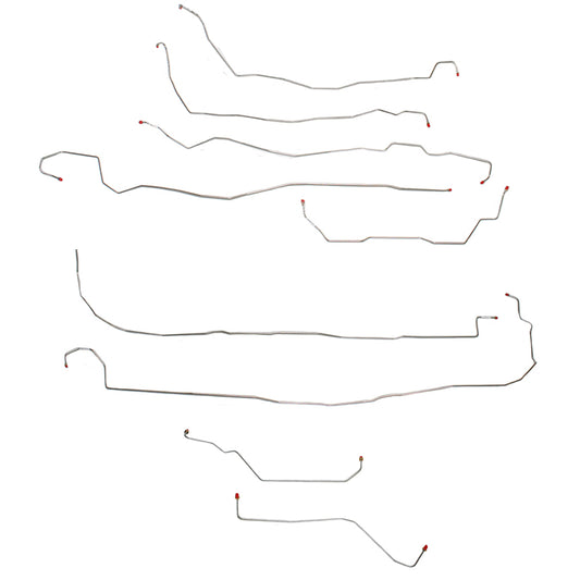 For Hummer H2 2003-2007 Complete Brake Line Kit Steel CBK0003OM-CP