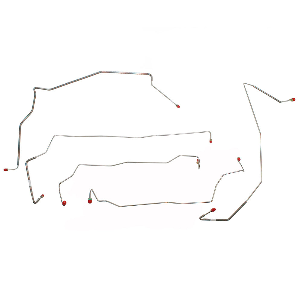 02-04 Ford F250 Brake Line Kit 4WD Crew Cab/Long Bed Stainless Steel-CBK0004SS - Complete Brake Line Kit Car Part People