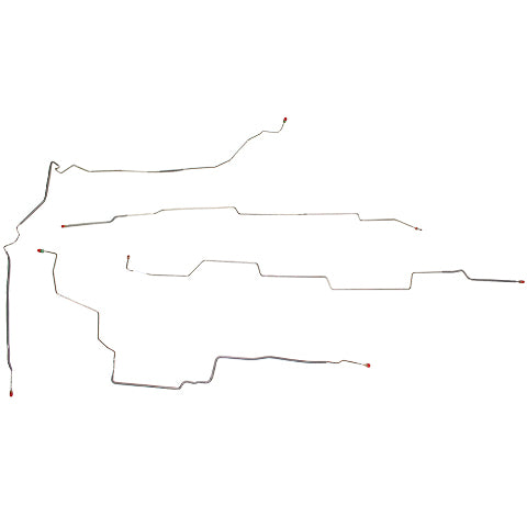 Buick Rendezvous 2002-2007 Complete Brake Lines Rear Disc CBK0006SS-CPP