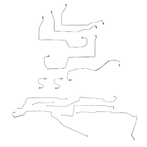 Pontiac Bonneville 1996-1999 Complete Brake Line Kit Stainless CBK0008SS-CP