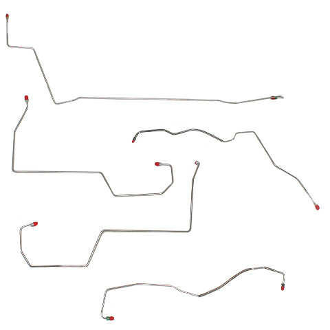 Oldsmobile 88 1996-1999 Complete Brake Line Kit w/ Traction Control CBK0009OM-CP