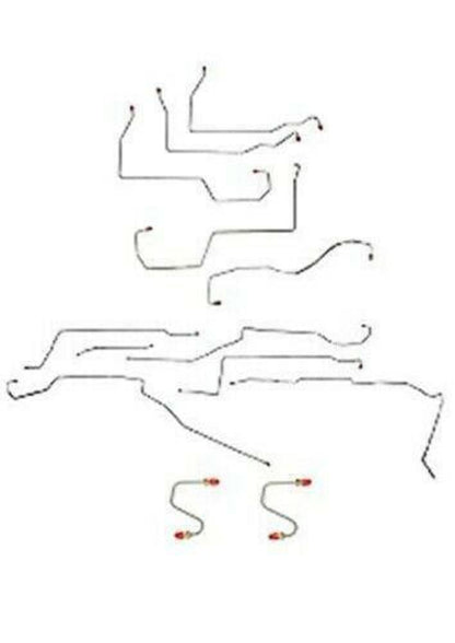For Oldsmobile 88 1996-1999 Complete Brake Line Kit -CBK0009OM-CPP - Complete Brake Line Kit Car Part People