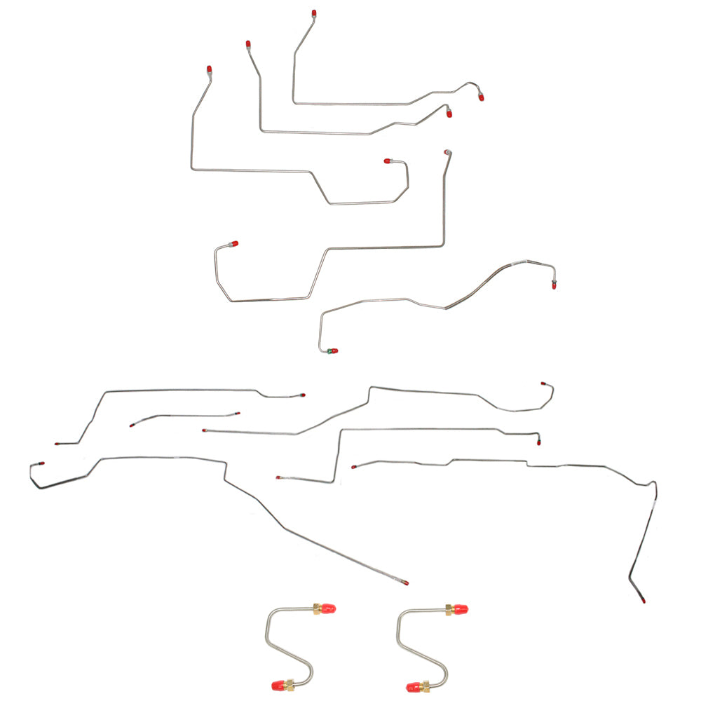 Oldsmobile 88 1996-1999 Complete Brake Line Kit Stainless CBK0009SS-CP