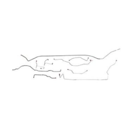 For Jeep Grand Cherokee 1999-2004 Complete Brake Line Kit -CBK0010OM-CPP - Complete Brake Line Kit Car Part People
