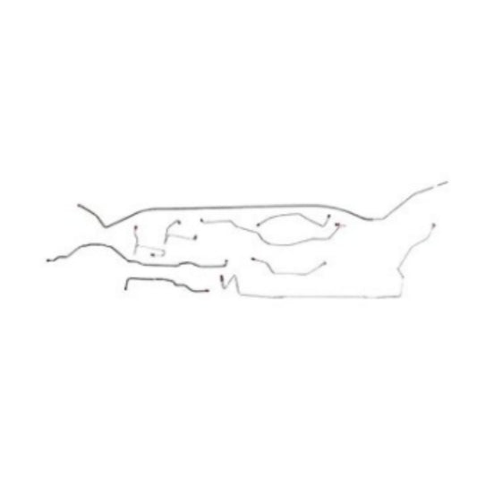 For Jeep Grand Cherokee 1999-2004 Complete Brake Line Kit -CBK0010OM-CPP - Complete Brake Line Kit Car Part People