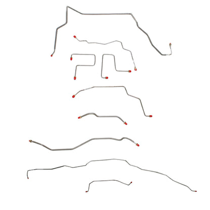 2001-2005 Chevrolet Blazer Complete Brake Line Kit ZR2 4WD Stainless - CBK0011SS - Complete Brake Line Kit Car Part People