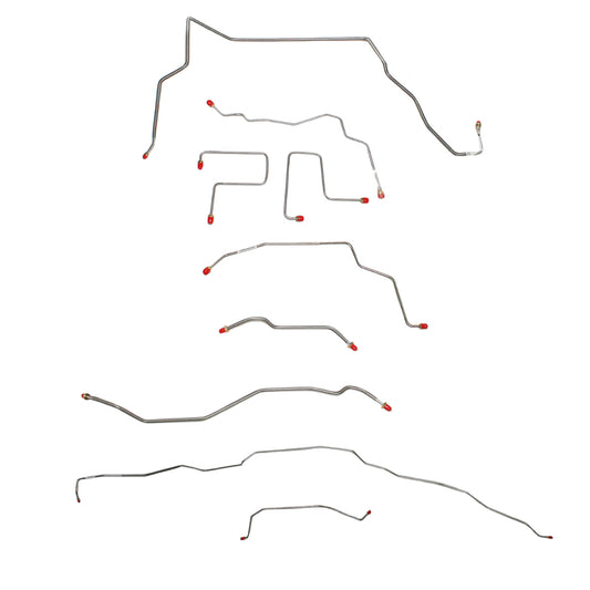 2001-2005 Chevrolet Blazer Complete Brake Line Kit ZR2 4WD Stainless - CBK0011SS - Complete Brake Line Kit Car Part People