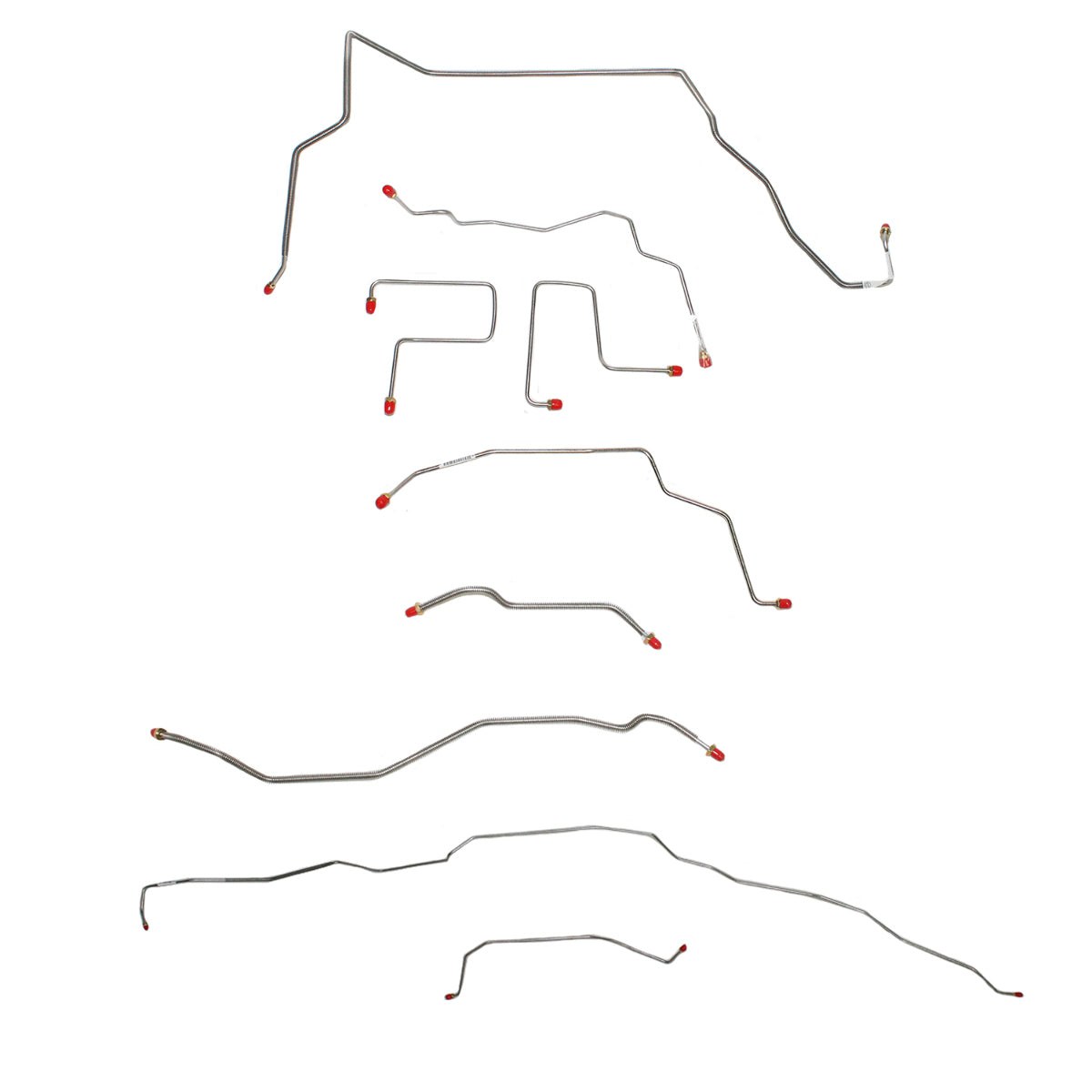 2001-2005 Chevrolet Blazer Complete Brake Line Kit ZR2 4WD Stainless CBK0011SS