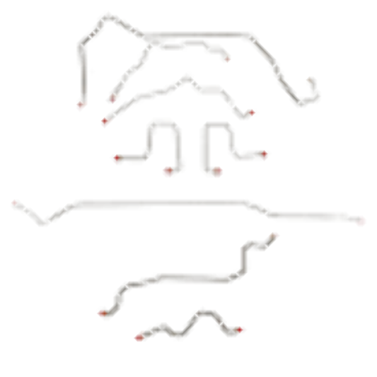98-99 Chevrolet Blazer Brake Line Kit 4WD 4 Door - Complete Brake Line Kit Car Part People