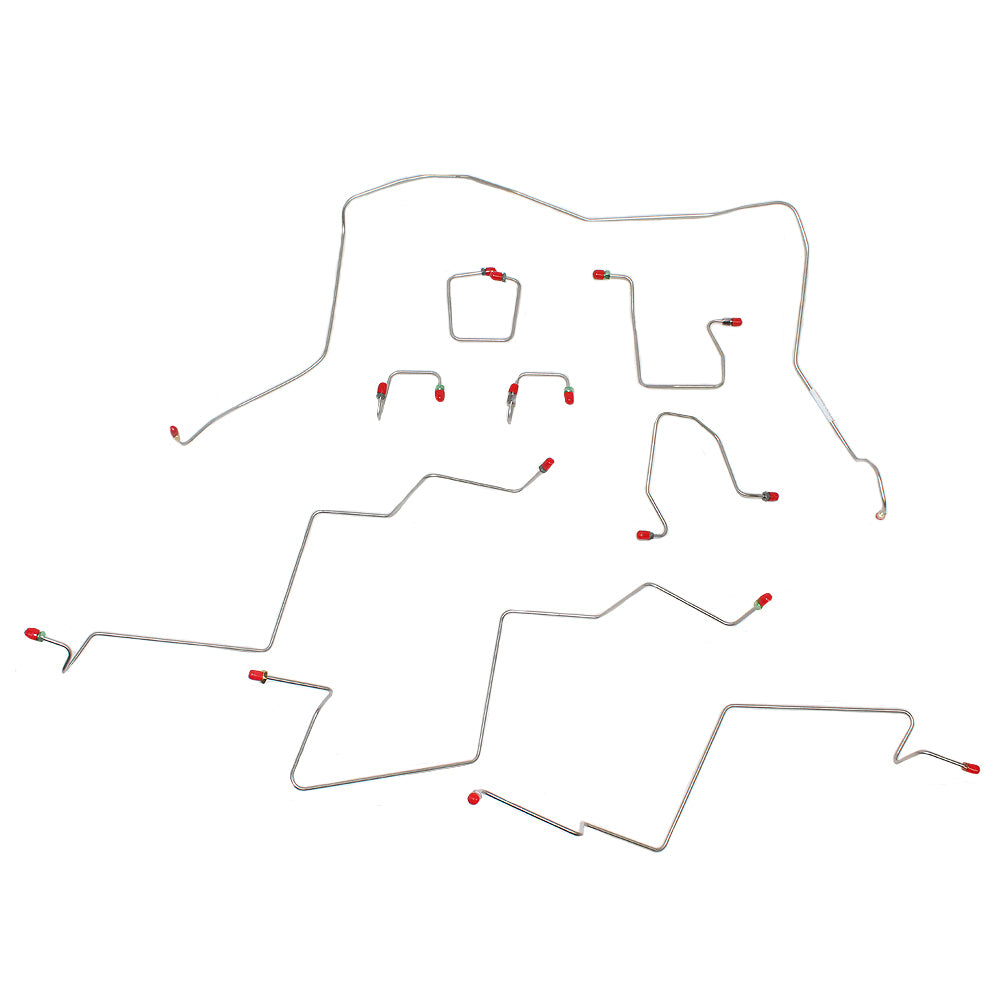 1998-2001 Dodge Ram 1500 Complete Brake Line Kit 4WD AWABS Quad Cab/Short Bed Stainless