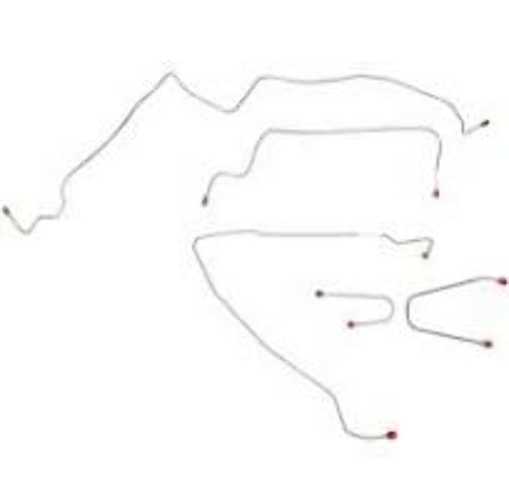 95-00 Chevrolet Cheyenne C3500 Brake Line Kit Reg Cab/Long Bed Stainless Steel - Complete Brake Line Kit Car Part People