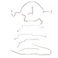 98-01 Ford Ranger Complete Brake Line Kit 2WD RWABS ExtCab ShortBed/RegCab Long Bed CBK0019OM