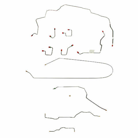 97-98 Jeep Grand Cherokee Complete Brake Line Kit-CBK0020OM
