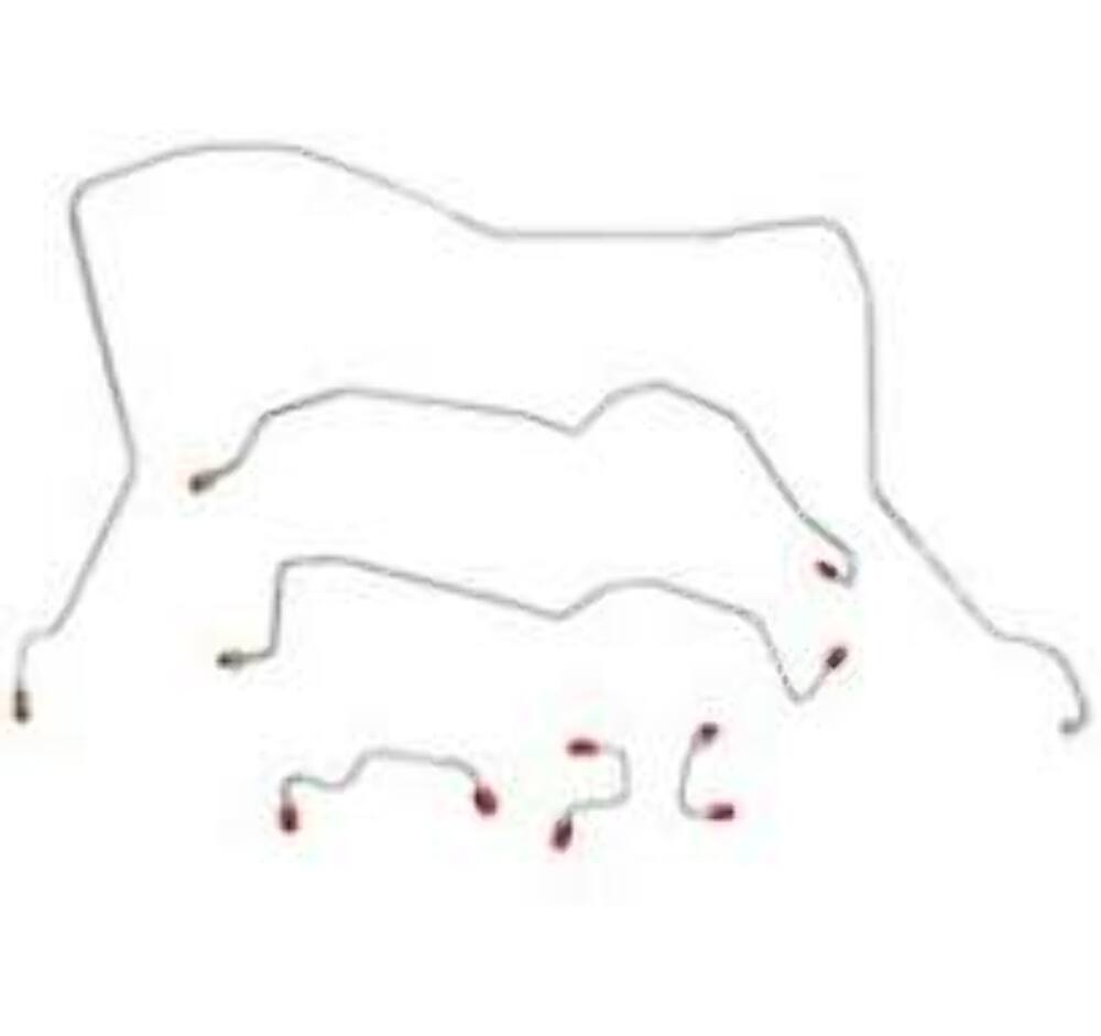 95-97 Dodge Ram 1500 Brake Line Kit 4WD Reg Cab/Short Bed RWABS - Complete Brake Line Kit Car Part People