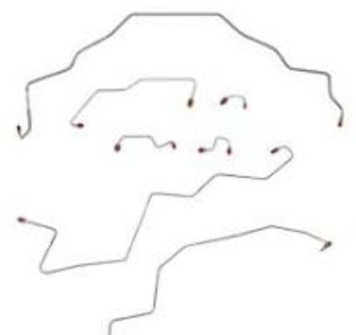 95-97 Dodge Ram 1500 Brake Line Kit Reg Cab/Long Bed RWD Stainless Steel