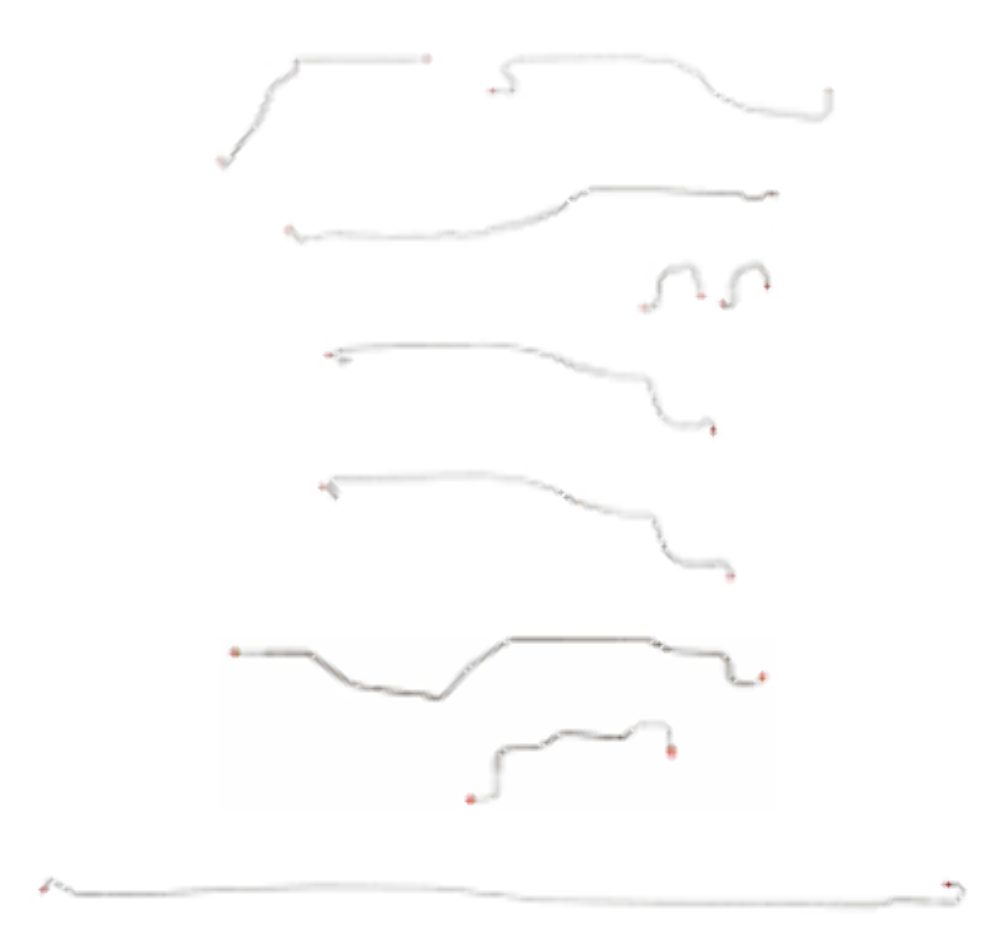 03-04 Chevrolet Silverado 1500 Brake Line Kit 4WD Stainless Steel - Complete Brake Line Kit Car Part People