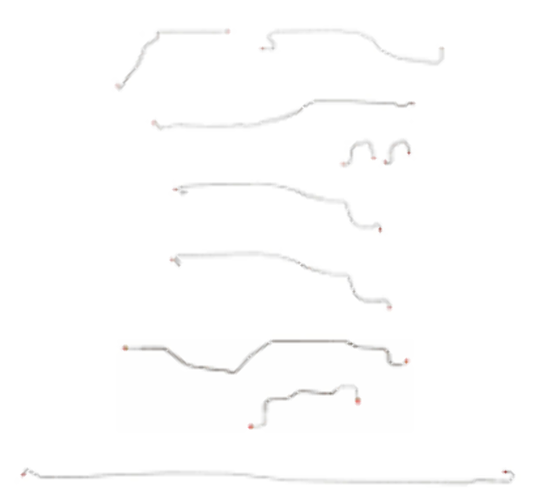 03-04 Chevrolet Silverado 1500 Brake Line Kit 4WD Stainless Steel - Complete Brake Line Kit Car Part People