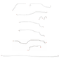 03-04 Chevrolet Silverado 1500 Brake Line Kit 4WD Stainless Steel