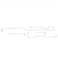 1999-2004 Chrysler 300M Complete Brake Line Kit w/ AWABS Traction Control CBK0027OM - Complete Brake Line Kit Car Part People