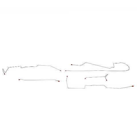 1999-2004 Chrysler 300M Complete Brake Line Kit w/ AWABS Traction Control CBK0027OM