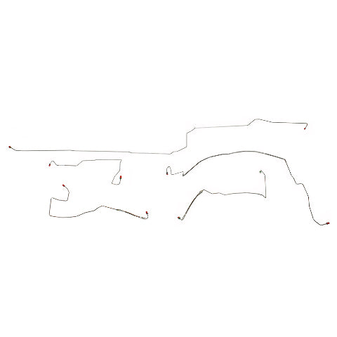 1999-2004 Chrysler 300M Complete Brake Line Kit w/ AWABS Traction Control CBK0027OM
