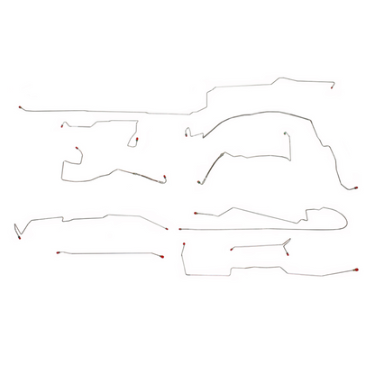 1999-2004 Chrysler 300M Complete Brake Line Kit w/ AWABS Traction Control CBK0027OM - Complete Brake Line Kit Car Part People