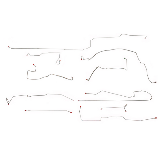 1999-2004 Chrysler 300M Complete Brake Line Kit w/ AWABS Traction Control CBK0027OM - Complete Brake Line Kit Car Part People