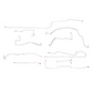 1999-2004 Chrysler 300M Complete Brake Line Kit w/ AWABS Traction Control CBK0027OM