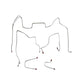 1995-2000 Chevrolet K2500 Complete Brake Line Kit Reg Cab Long Bed Stainless CBK0028SS