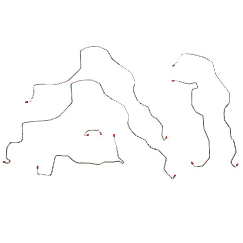 1999-2003 Toyota Solara Complete Brake Line Kit AWABS 4W Disc Brakes Steel CBK0031OM