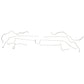 99-03 Toyota Solara Complete Brake Line Kit w/ AWABS, 4W Disc Brakes Stainless CBK0031SS - Complete Brake Line Kit Car Part People