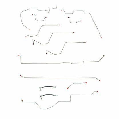 2002-05 Dodge Ram 1500 Brake Line Kit Quad Cab/Short Bed 4x4 Stainless CBK0032SS - Complete Brake Line Kit Car Part People