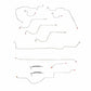 2002-05 Dodge Ram 1500 Brake Line Kit Quad Cab/Short Bed 4x4 Stainless CBK0032SS
