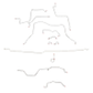 95-97 Dodge Ram 3500 Brake Line Kit 4x4 Ext Cab/Long Bed Stainless Steel