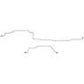95-97 Dodge Ram 1500 Brake Line Kit 4WD Reg Cab/Long Bed Stainless Steel - Complete Brake Line Kit Car Part People
